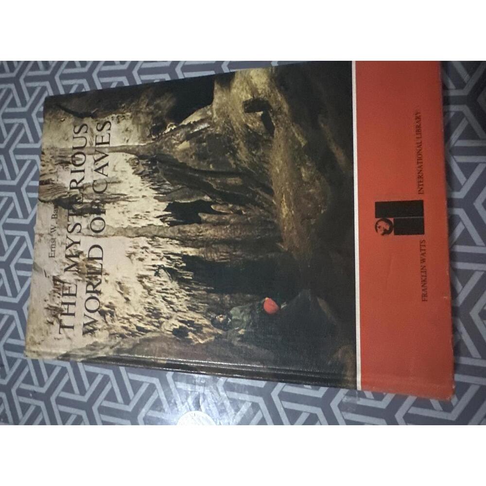 First Edition The Mysterious World of Caves by Ernst W. Barlach